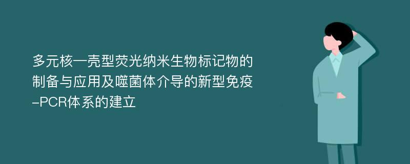 多元核—壳型荧光纳米生物标记物的制备与应用及噬菌体介导的新型免疫-PCR体系的建立