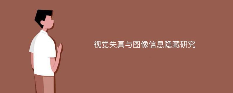 视觉失真与图像信息隐藏研究