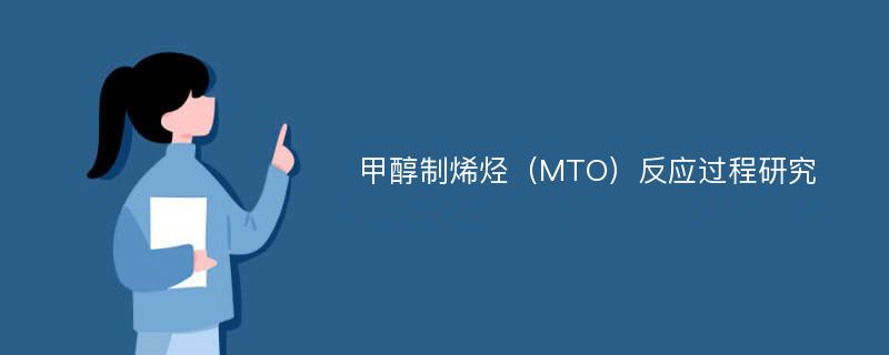 甲醇制烯烃（MTO）反应过程研究