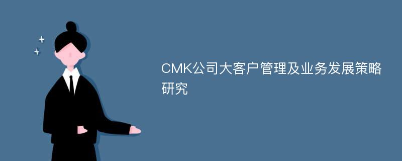 CMK公司大客户管理及业务发展策略研究