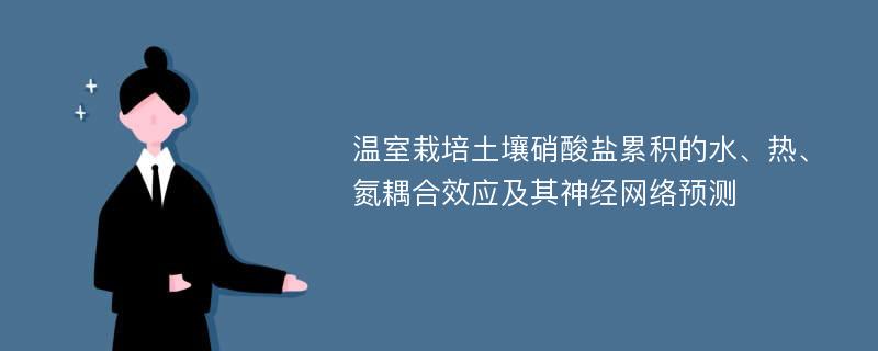 温室栽培土壤硝酸盐累积的水、热、氮耦合效应及其神经网络预测